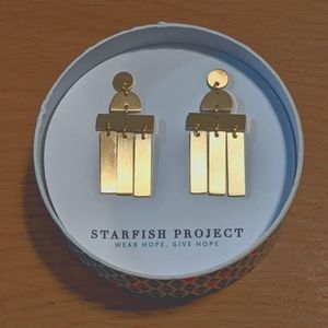 Starfish Project Sunset Dangle Earrings, NIB